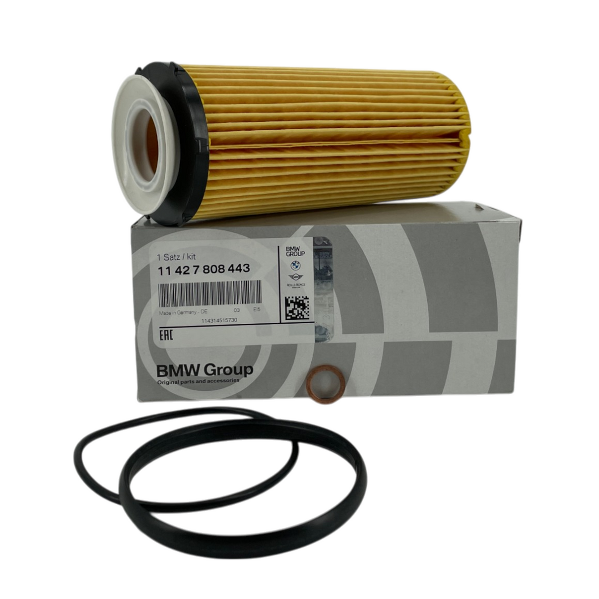 Original BMW Ölfilter 11427808443 3er E90 E91 E92 E93 LCI 5er F10 F11 E70 X5 F01
