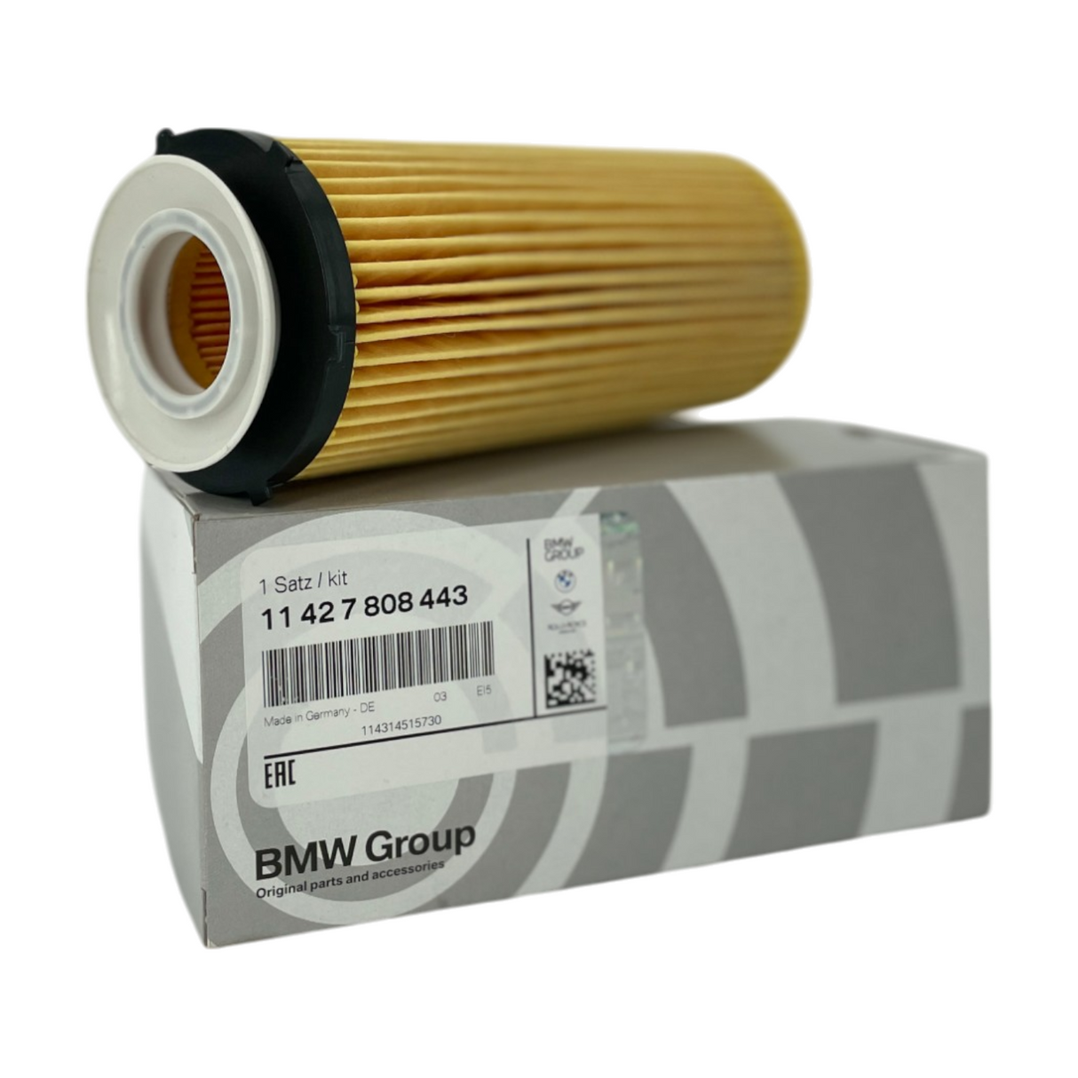 Original BMW Ölfilter 11427808443 3er E90 E91 E92 E93 LCI 5er F10 F11 E70 X5 F01