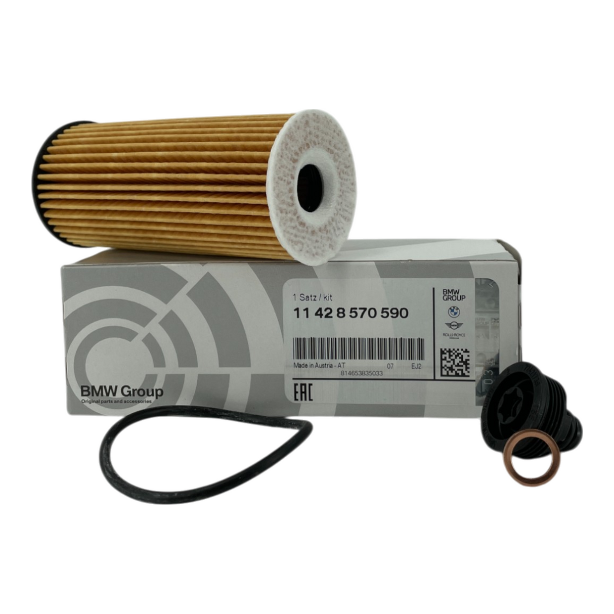 BMW TwinPower Turbo LL-04 5W-30 6 x 1 Liter + Original BMW Ölfilter 11428570590