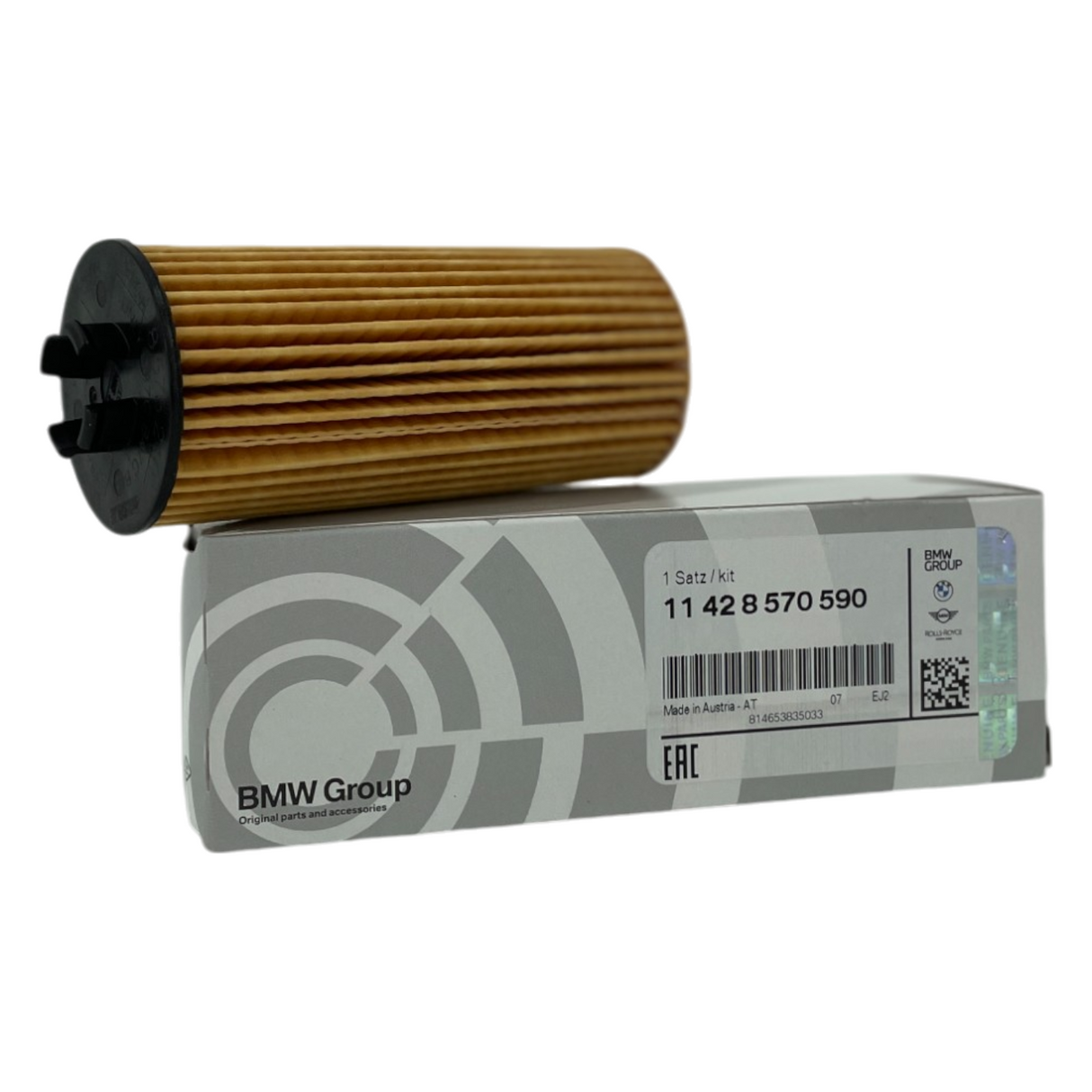 Original BMW Ölfilter 11428570590 2er F45 F46 X1 F48 X2 F39 i8