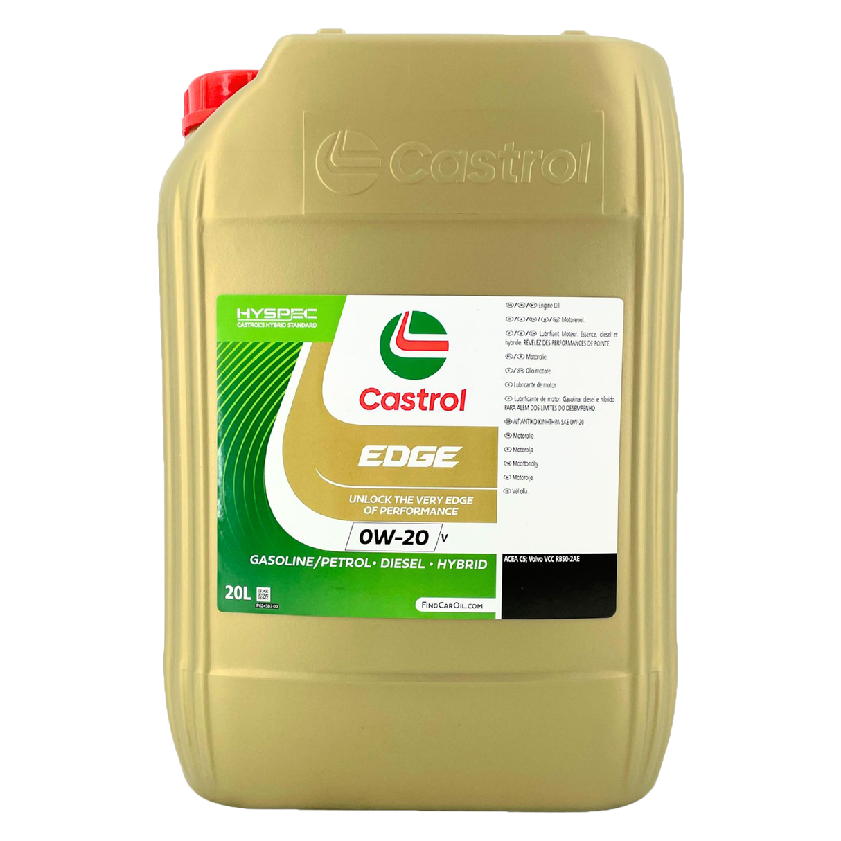 Castrol EDGE 0W-20 V 20 Liter