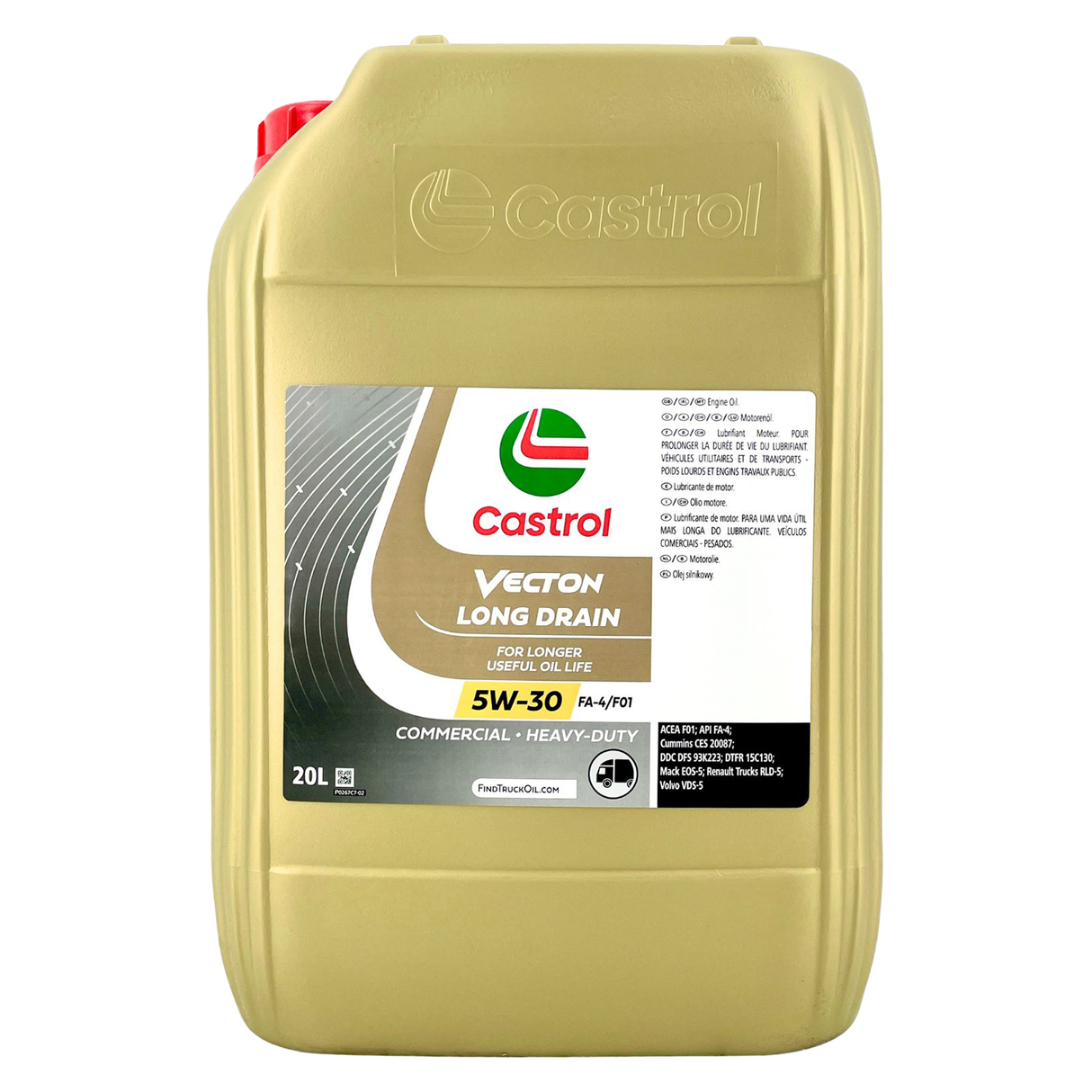 Castrol Vecton Long Drain 5W-30 FA-4/F01 20 Liter