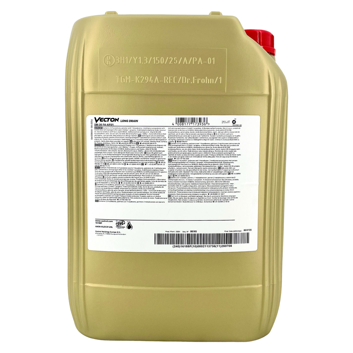Castrol Vecton Long Drain 5W-30 FA-4/F01 20 Liter