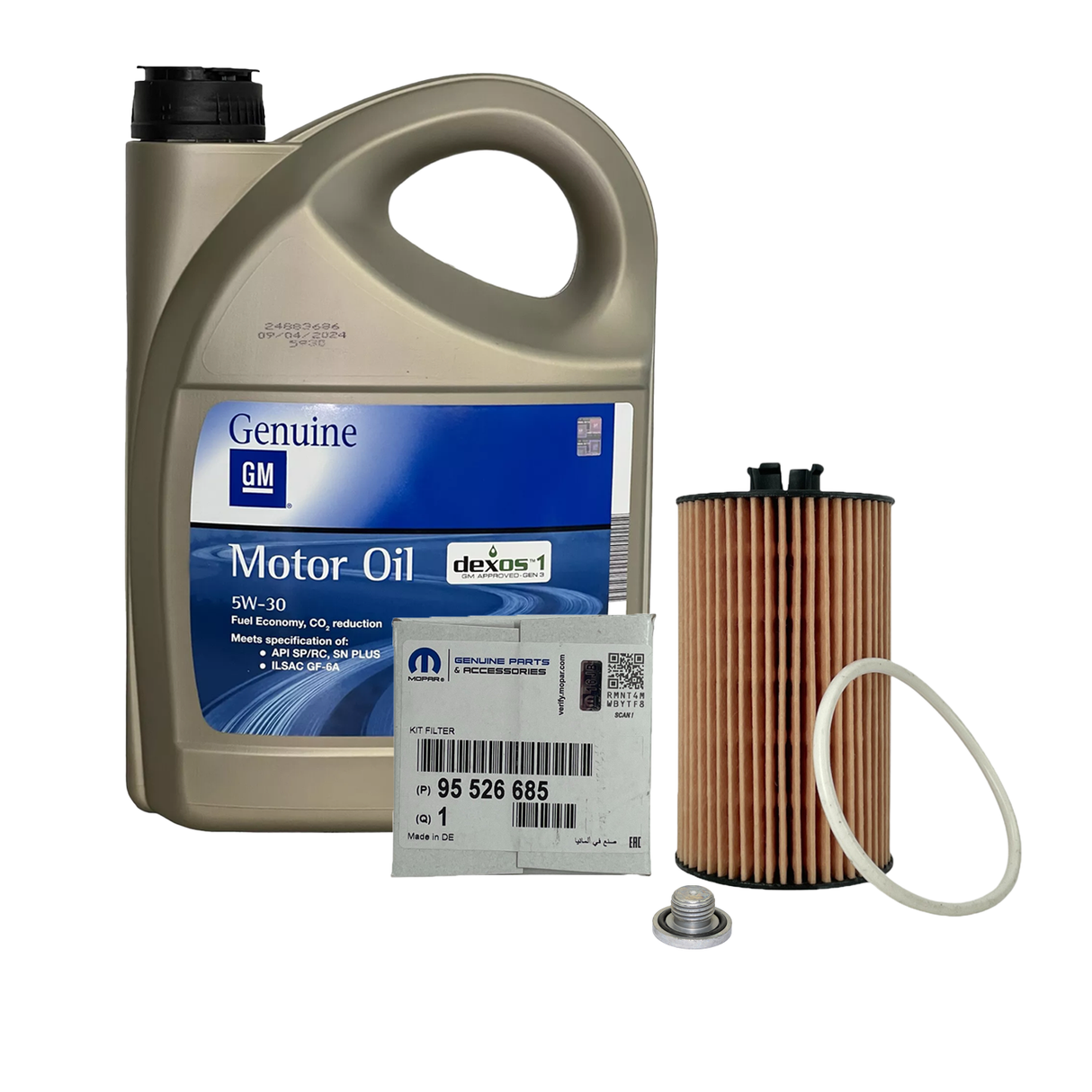 5L 5 Liter ORIGINAL OPEL MOTORÖL 5W-30 dexos2 Longlife + Ölfilter 95526685