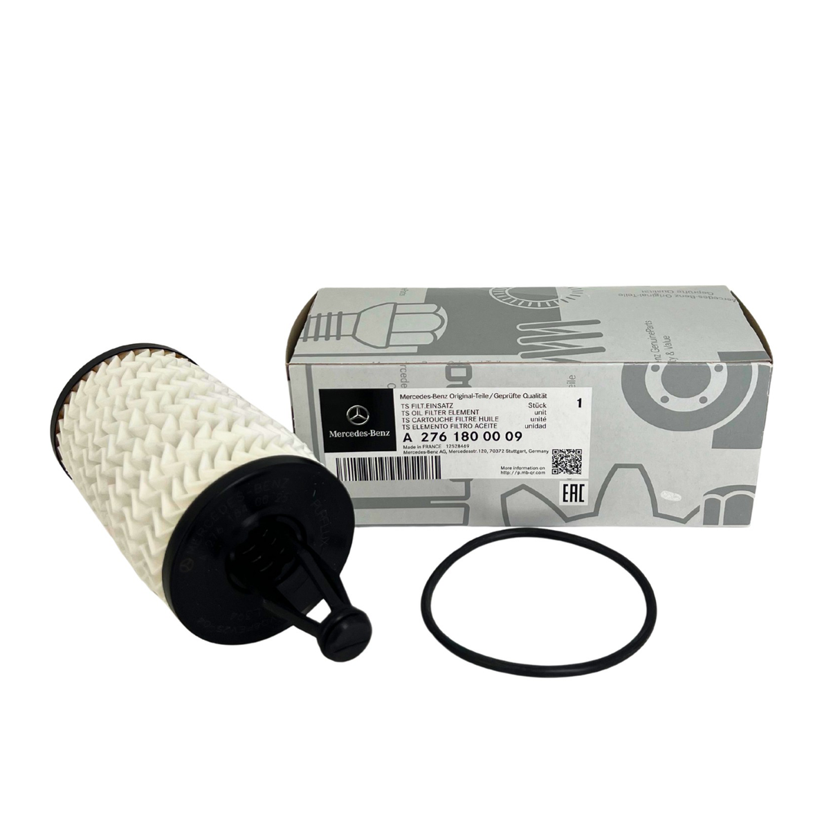 7L ORIGINAL Mercedes-Benz Motoröl ÖL 5W40 MB 229.5 + Ölfilter M276 2761800009