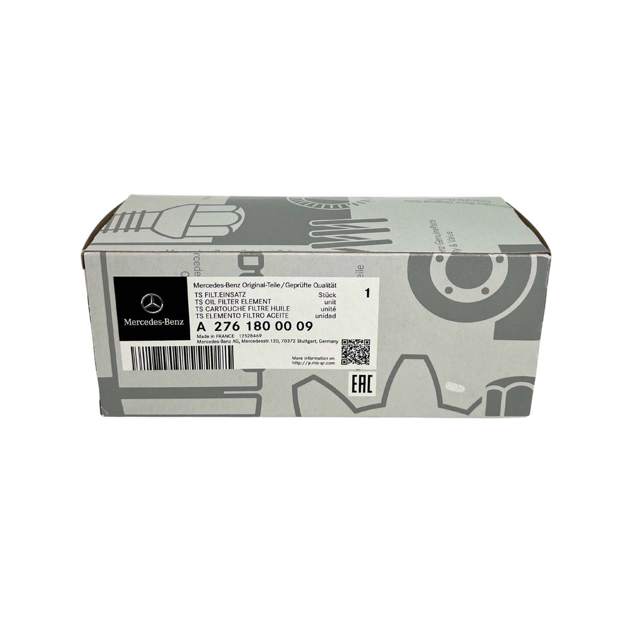 Original MB 276 180 00 09 Ölfilter AMG 0W40 7 L für Mercedes W/S 212 213 204 CLS