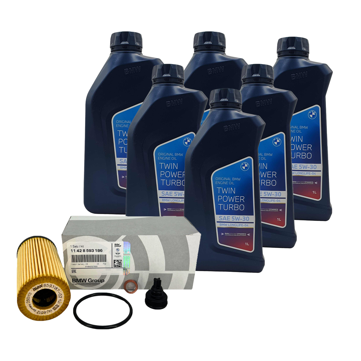 6L ORIGINAL BMW 5W-30 + Ölfilter F40 F44/45/46 X1 F48 X2 F39 B48 B47 11428593186