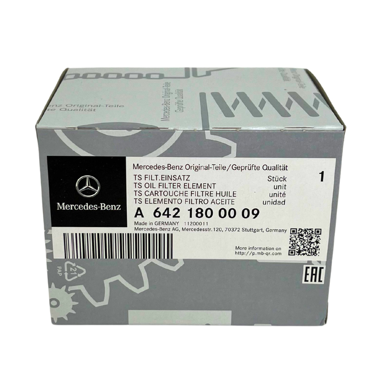 Mercedes Ölfilter 642 180 00 09