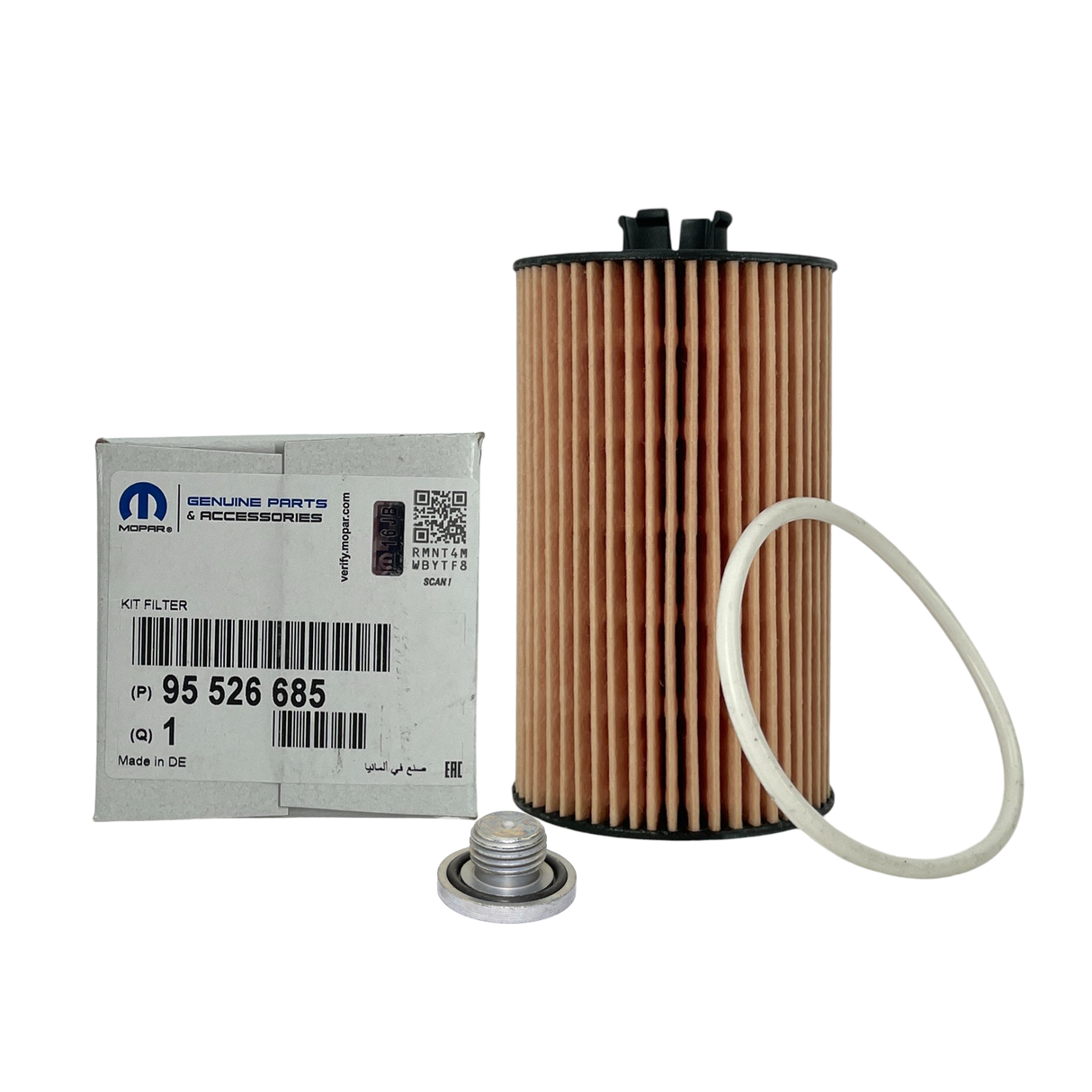 Opel Ölfilter 95526685 mit passender Ölablassschraube