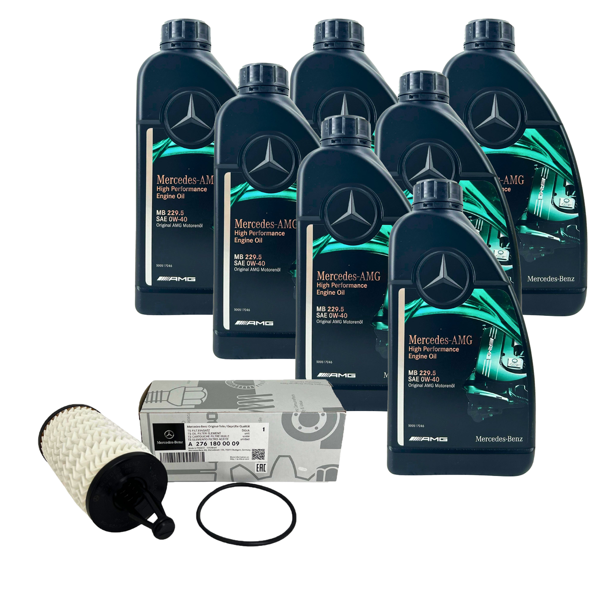 Original MB 276 180 00 09 Ölfilter AMG 0W40 7 L für Mercedes W/S 212 213 204 CLS
