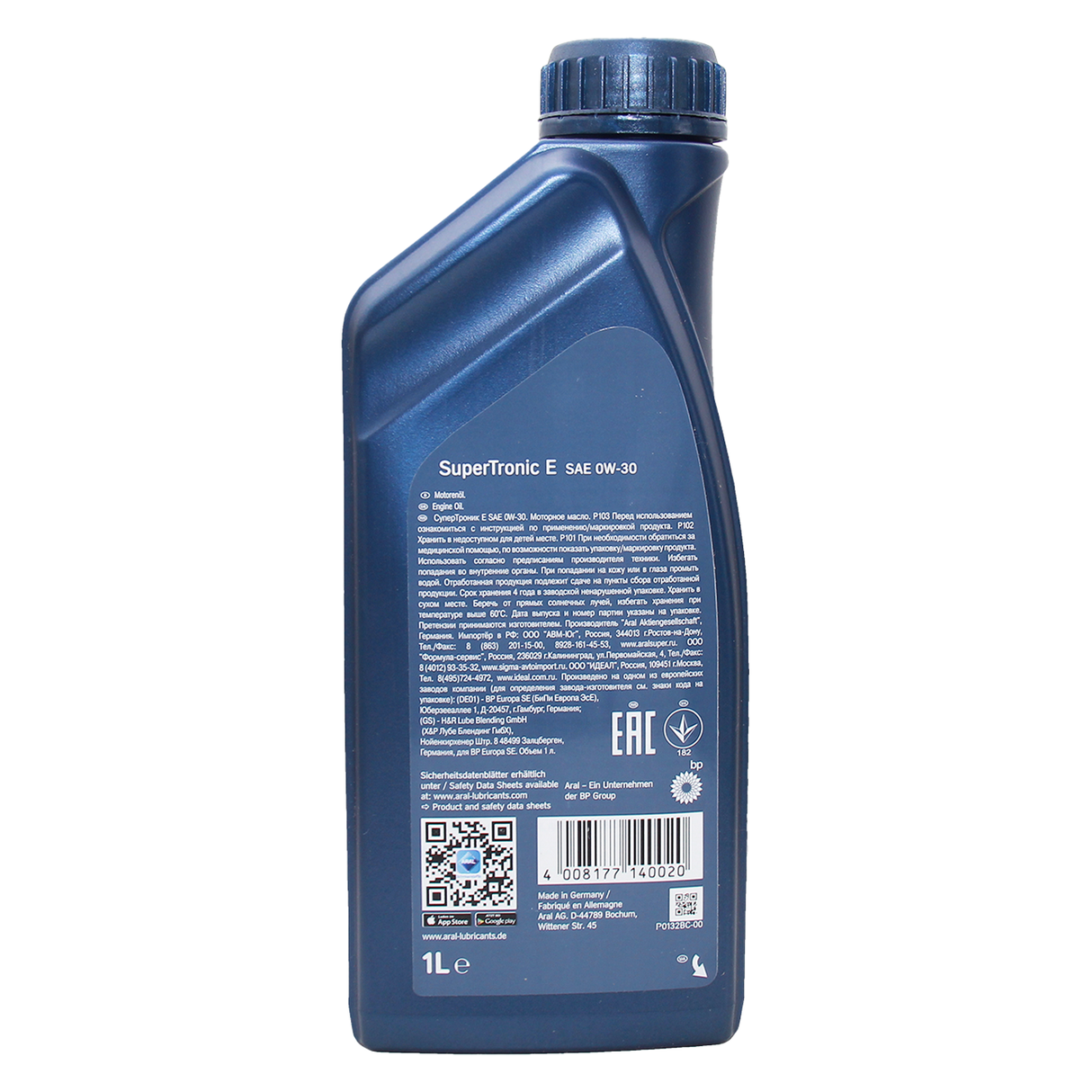 Aral SuperTronic E 0W-30 1 Liter Aral
