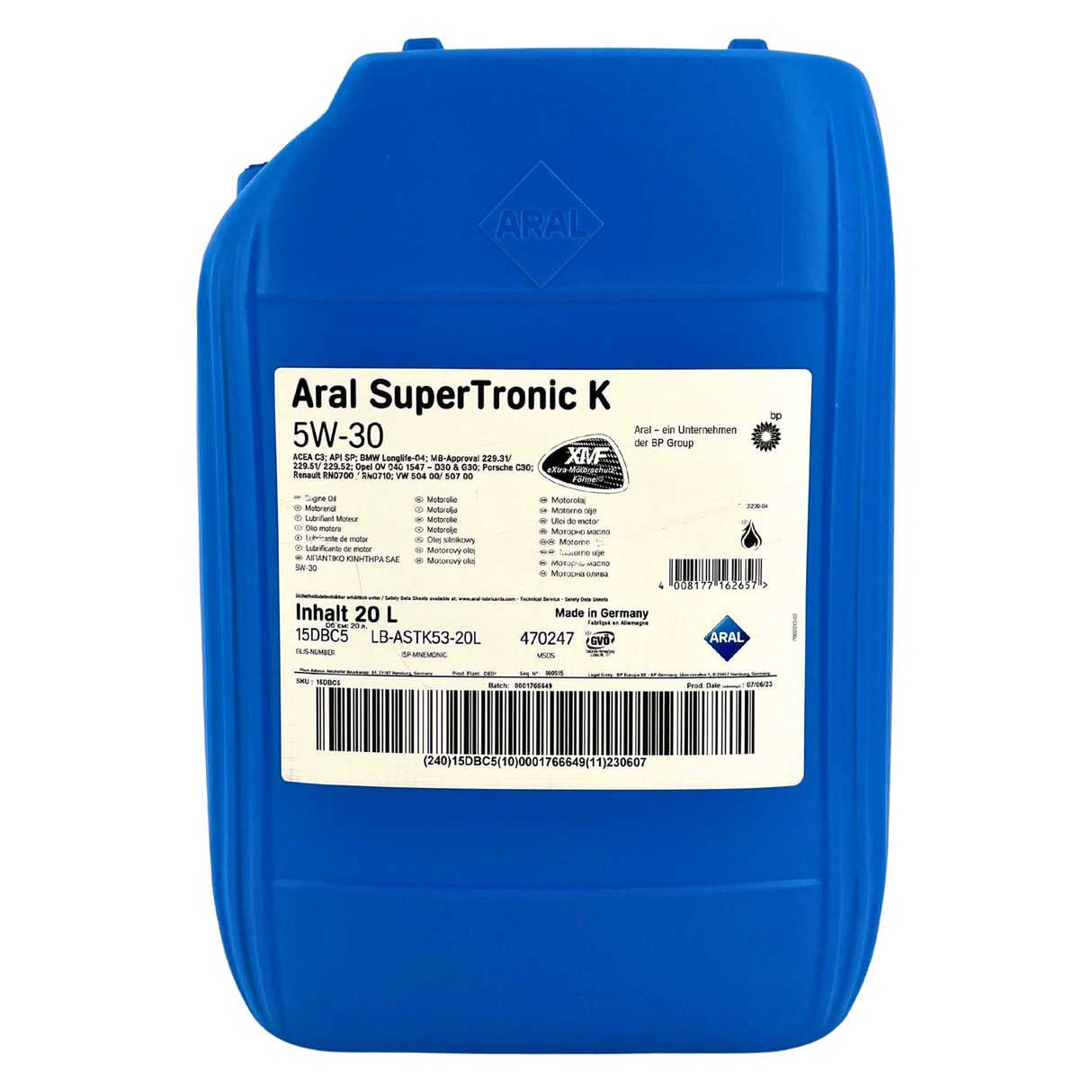 Aral SuperTronic K 5W-30 20 Liter Aral