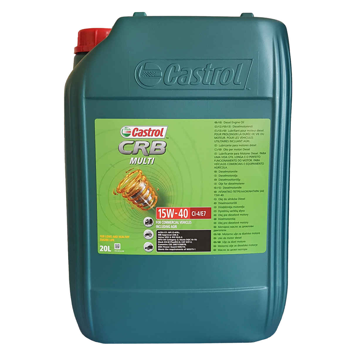 Castrol CRB Multi CI-4/E7 15W-40 20 Liter Castrol