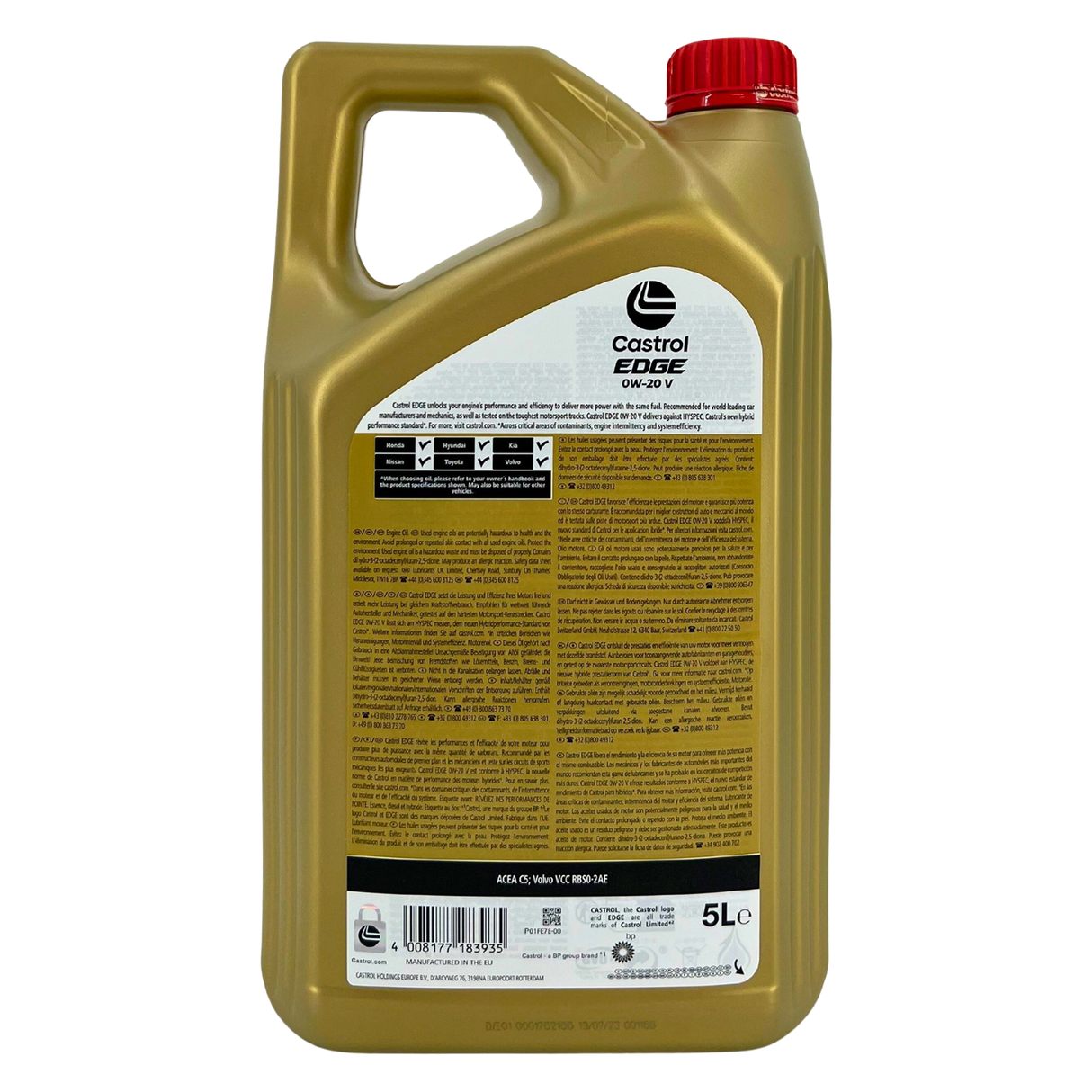 Castrol EDGE 0W-20 V 5 Liter
