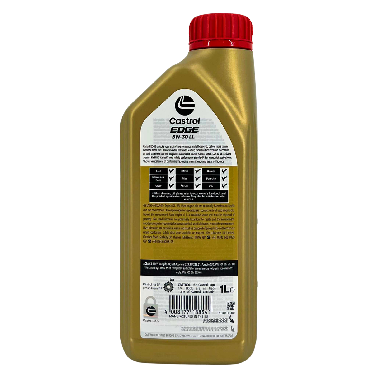 7L Castrol EDGE LL 5W30 Mann-Ölfilter VW Multivan T5 T6 Transporter 2.0 TDI