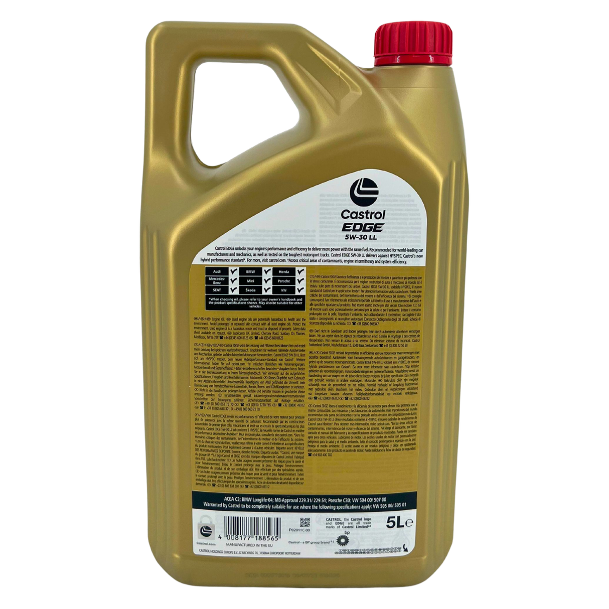 MANN-ÖLFILTER Castrol 5W-30 Longlife Öl Seat Leon Skoda Audi VW Golf 1.2 1.4TSI