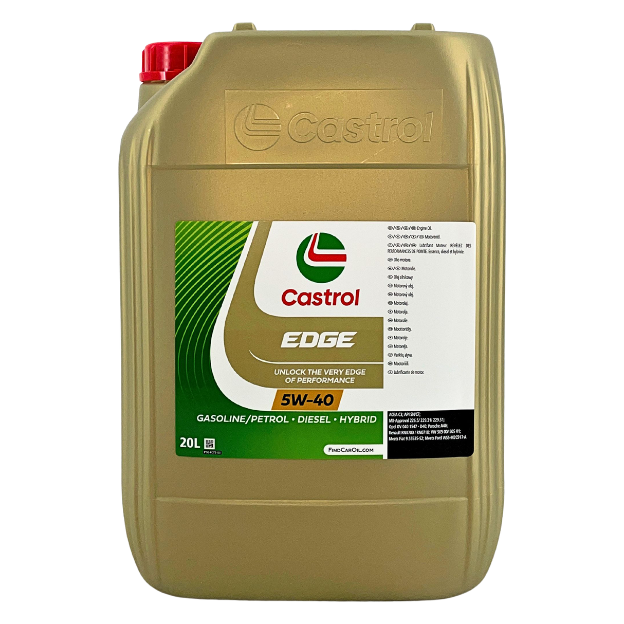 Castrol EDGE 5W-40 20 Liter Castrol