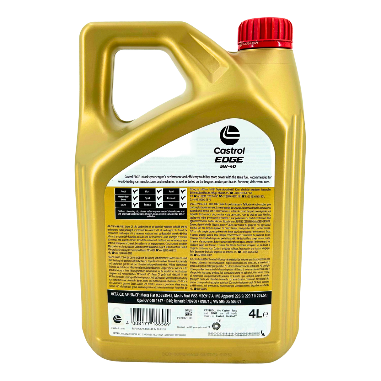 Castrol EDGE 5W-40 4 Liter Castrol
