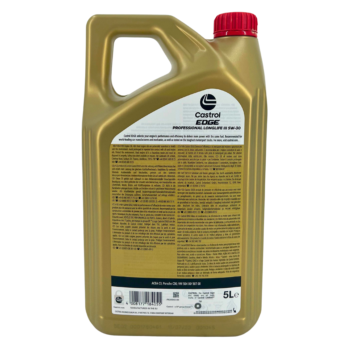 5L Castrol EDGE Professional 5W30 Motoröl + Ölfilter HU7020Z für VW 1.6 2.0 TDI