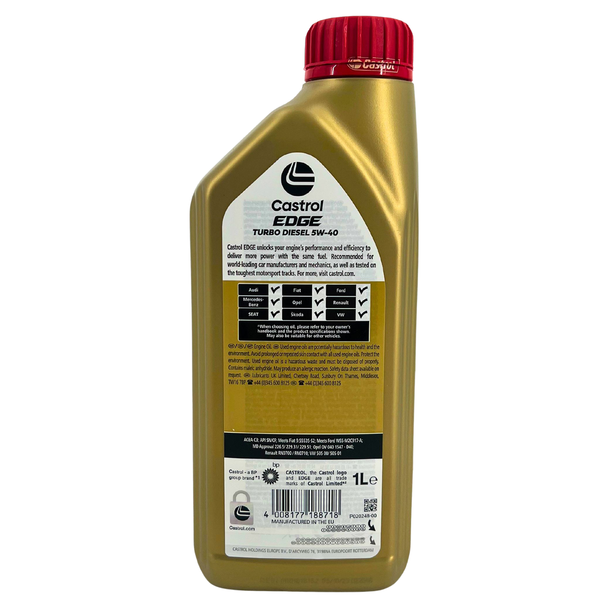 Castrol EDGE Turbo Diesel 5W-40 1 Liter Castrol