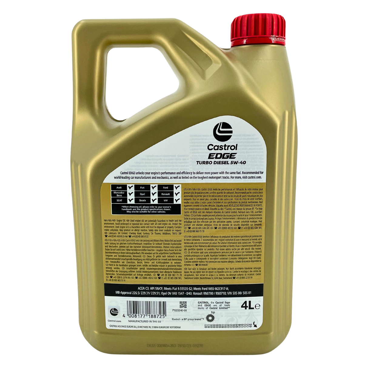 Castrol Edge Turbo Diesel 5W-40 4 Liter