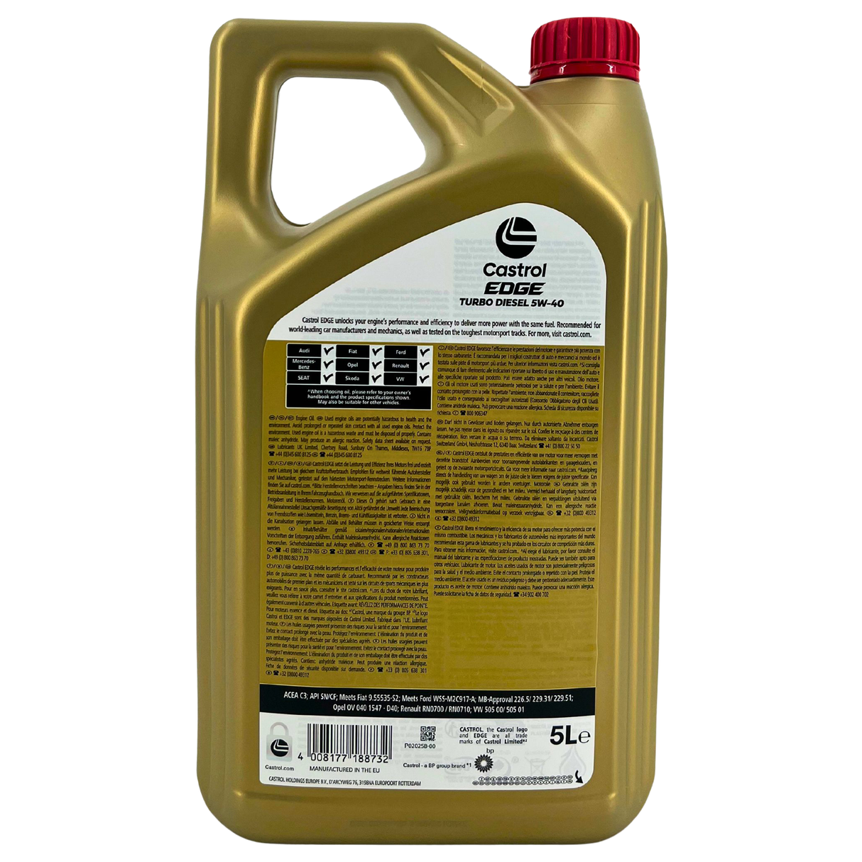 Castrol EDGE Turbo Diesel 5W-40 5 Liter Castrol