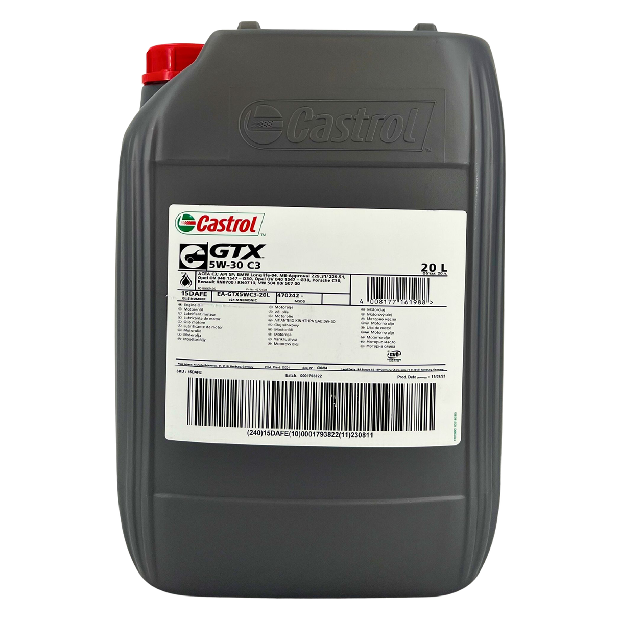 Castrol GTX 5W-30 C3 20 Liter