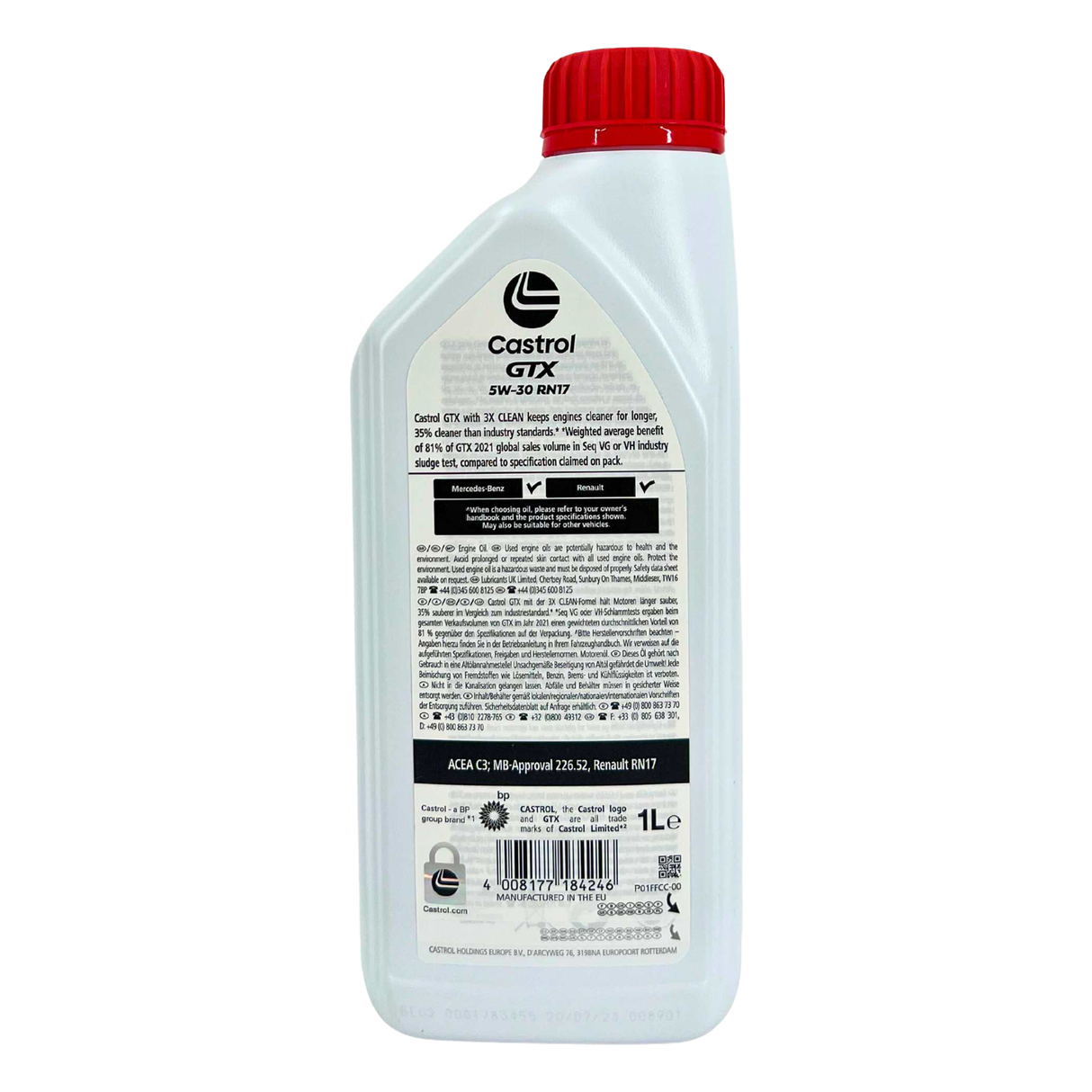 Castrol GTX 5W-30 RN17 1 Liter