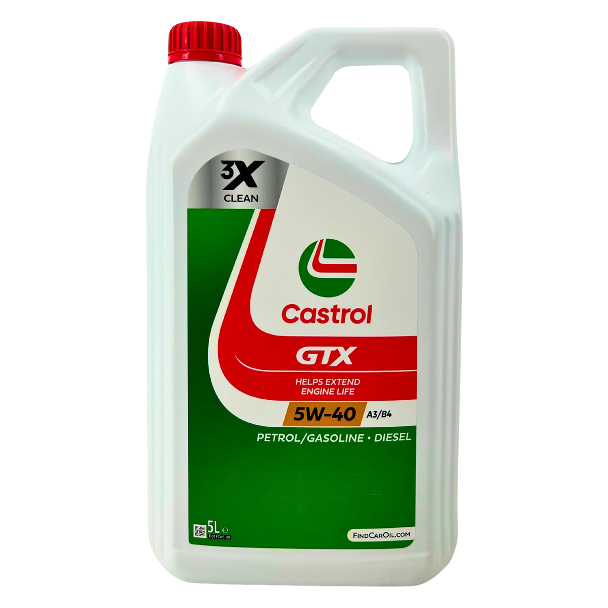 Castrol GTX 5W-40 A3/B4 5 Liter Castrol
