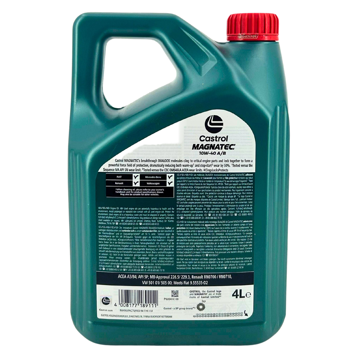 Castrol Magnatec 10W-40 A/B 4 Liter
