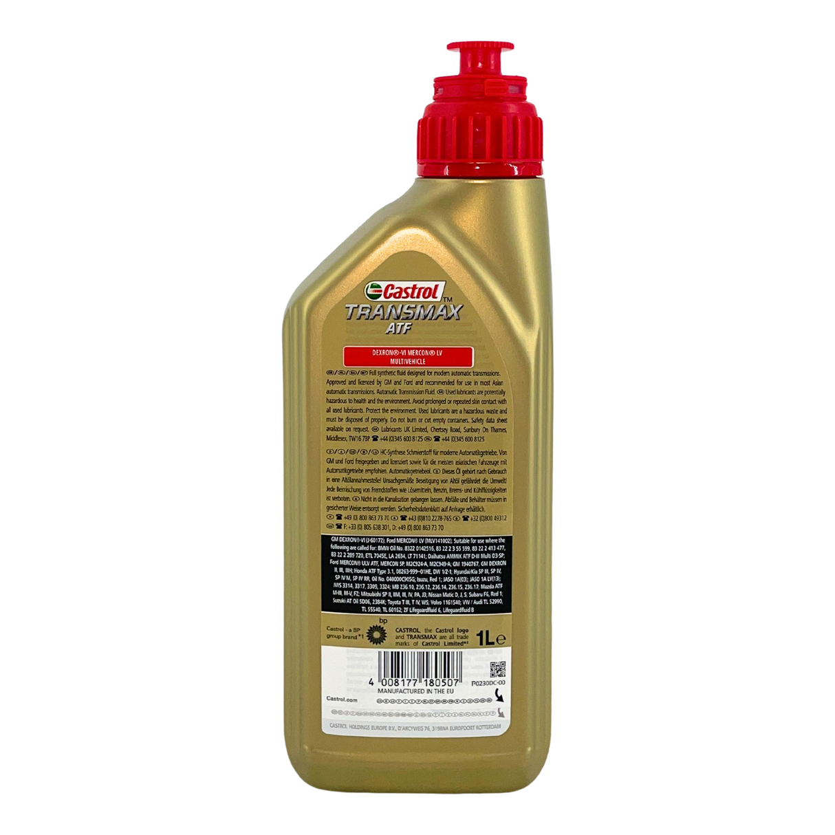 Castrol Transmax ATF Dexron-VI Mercon LV Multivehicle 1 Liter