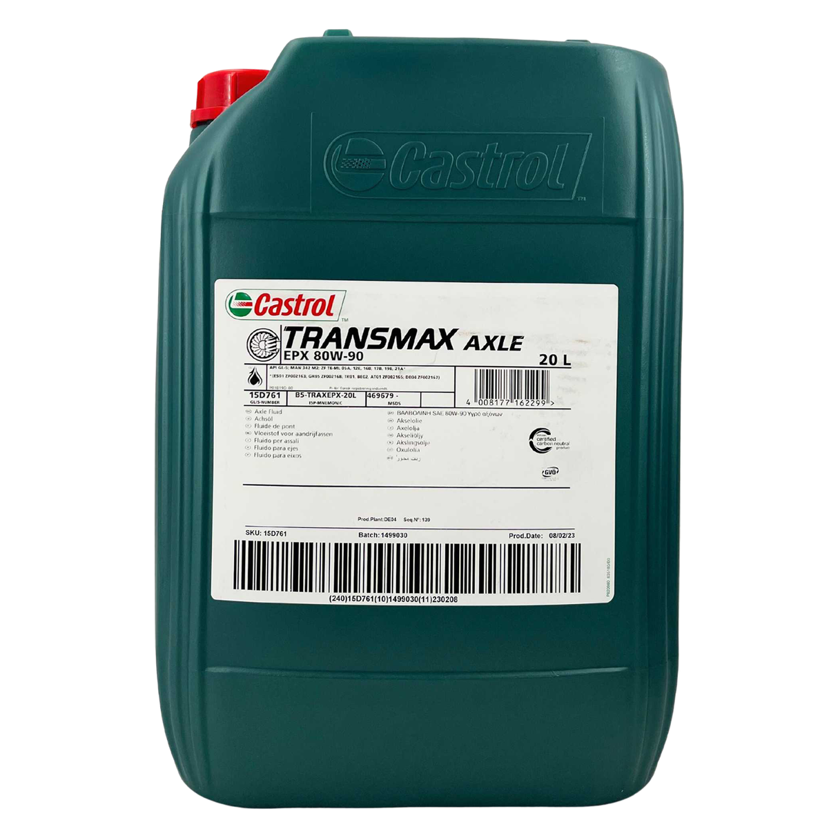 Castrol Axle EPX 80W-90 20 Liter