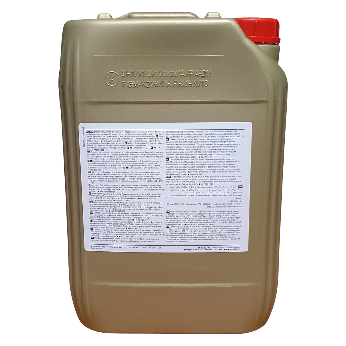 Castrol Transmax Axle Long Life 75W-90 20 Liter