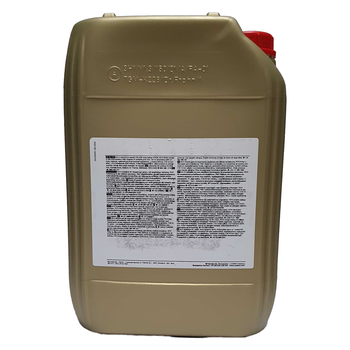 Castrol TRANSMAX Manual AT 75W-90 20 Liter