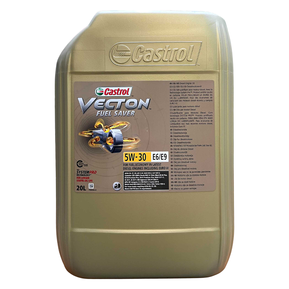 Castrol Vecton Fuel Saver 5W-30 E6/E9 20 Liter