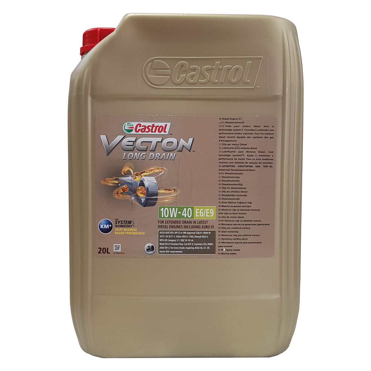 Castrol Vecton Long Drain 10W-40 E6/E9 20 Liter