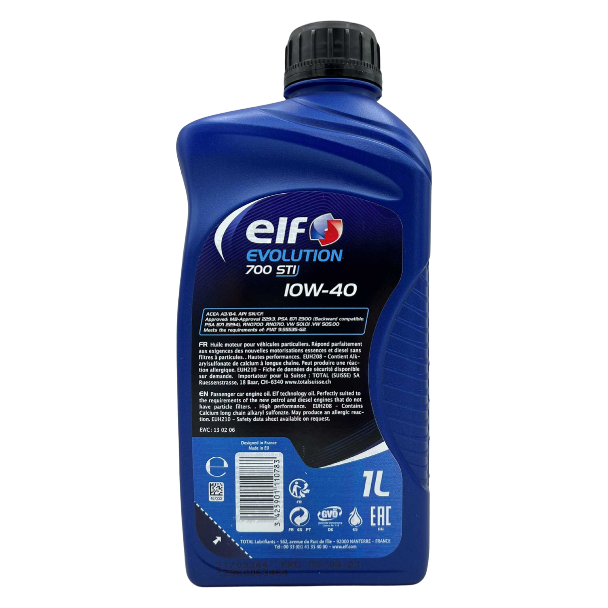 Elf Evolution 700 STI 10W-40 1 Liter