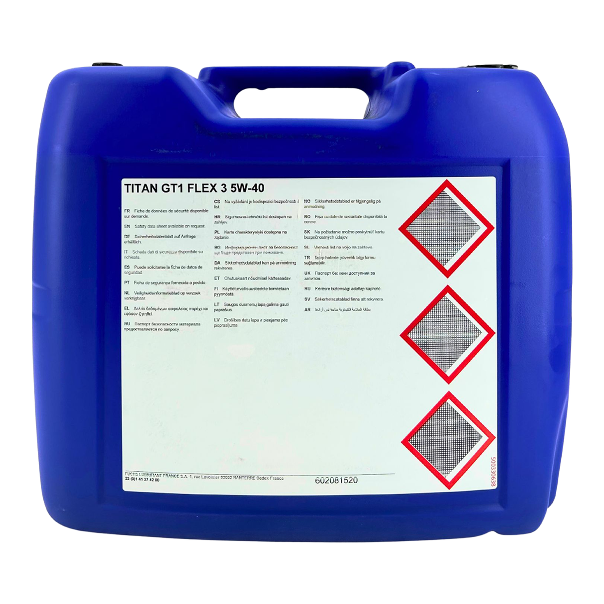 Fuchs Titan GT1 Flex 3 5W-40 20 Liter