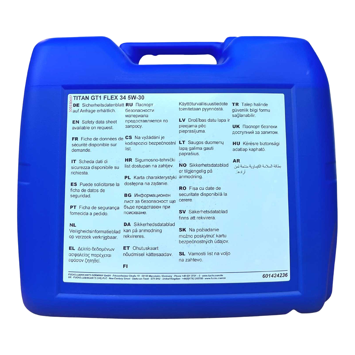 Fuchs Titan GT1 Flex 34 5W-30 20 Liter