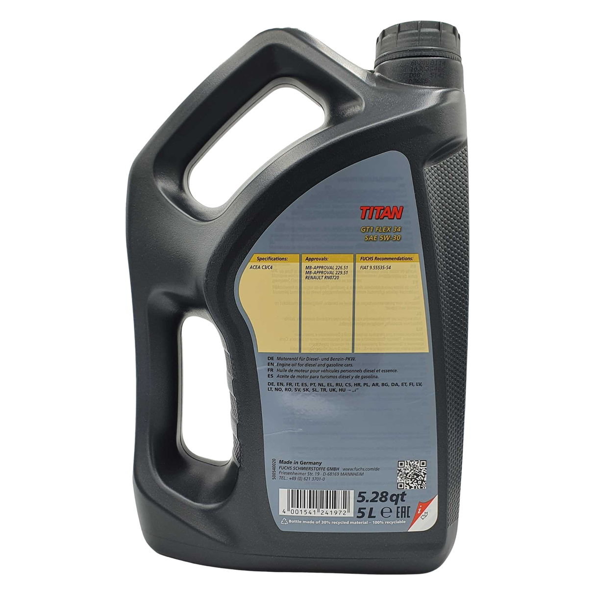Fuchs Titan GT1 Flex 34 5W-30 5 Liter