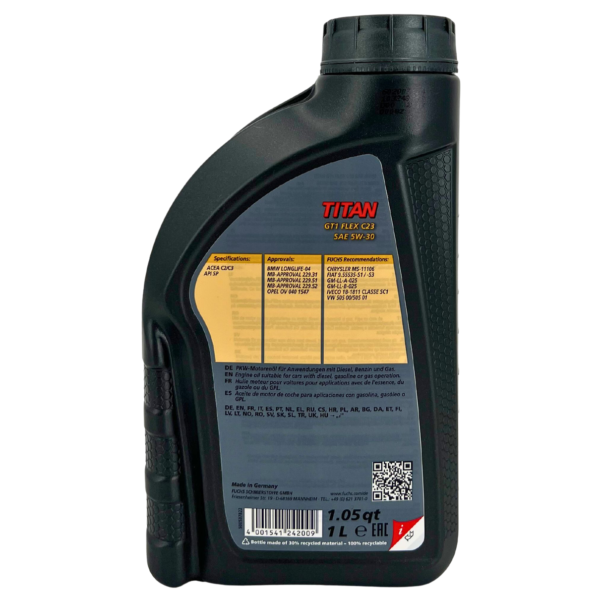 Fuchs Titan GT1 Flex C23 5W-30 1 Liter