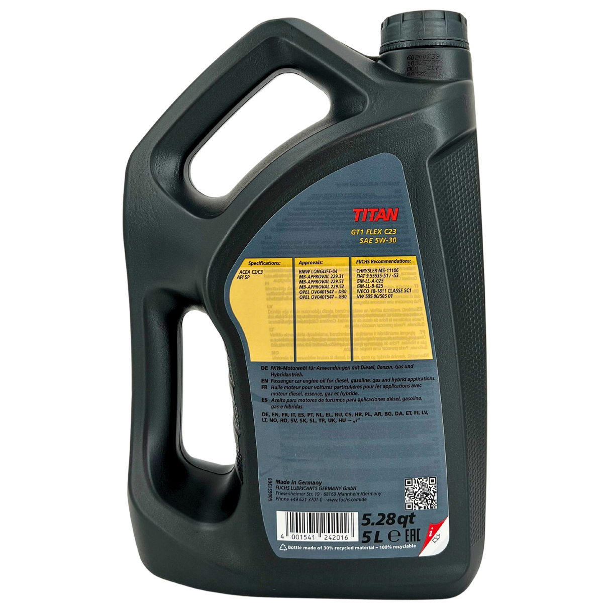 Fuchs Titan GT1 Flex C23 5W-30 5 Liter