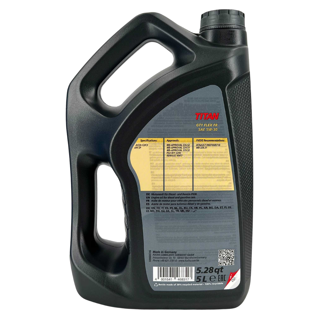 Fuchs Titan GT1 Flex FR 5W-30 5 Liter
