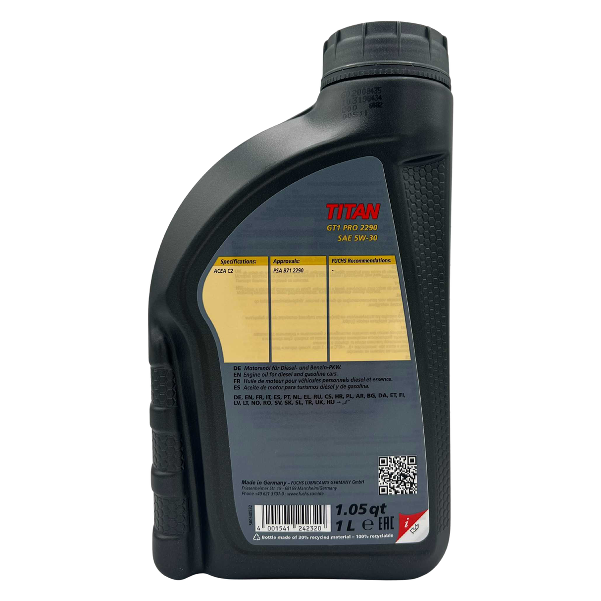 Fuchs Titan GT1 PRO 2290 5W-30 1 Liter
