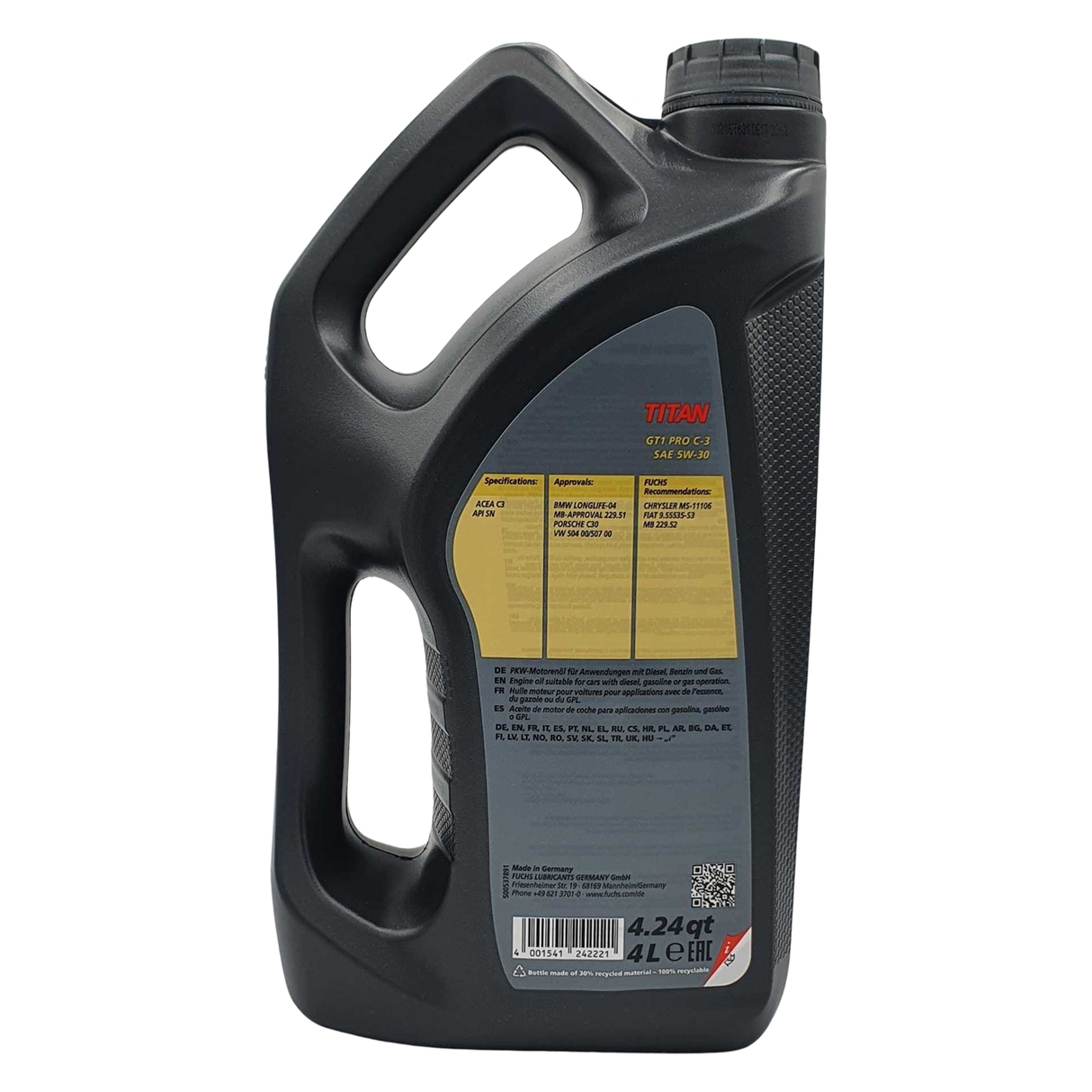 Fuchs Titan GT1 PRO C-3 5W-30 4 Liter