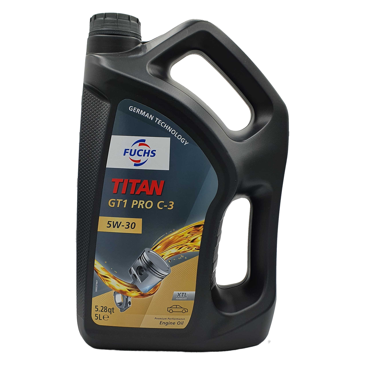 Ölwechselset MANN 7020Z Ölfilter 5L Fuchs Titan GT1 Pro C-3 5W30 Schraube für VW