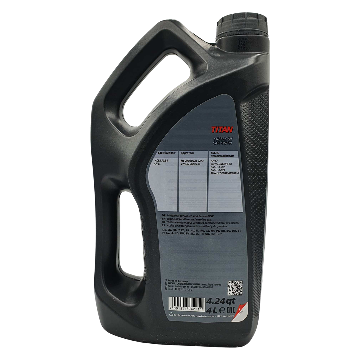 Fuchs Titan Supersyn 5W-30 4 Liter