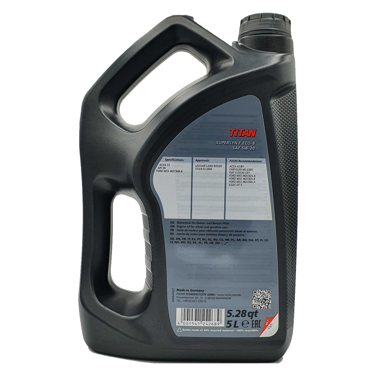 Fuchs Titan Supersyn F ECO-B 5W-20 5 Liter