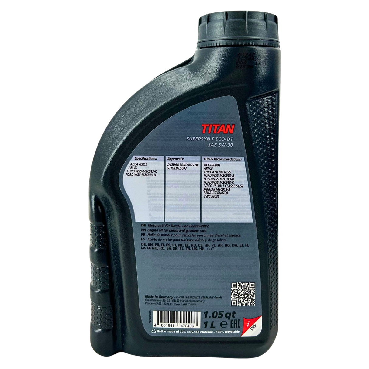 Fuchs Titan Supersyn F Eco-DT 5W-30 1 Liter