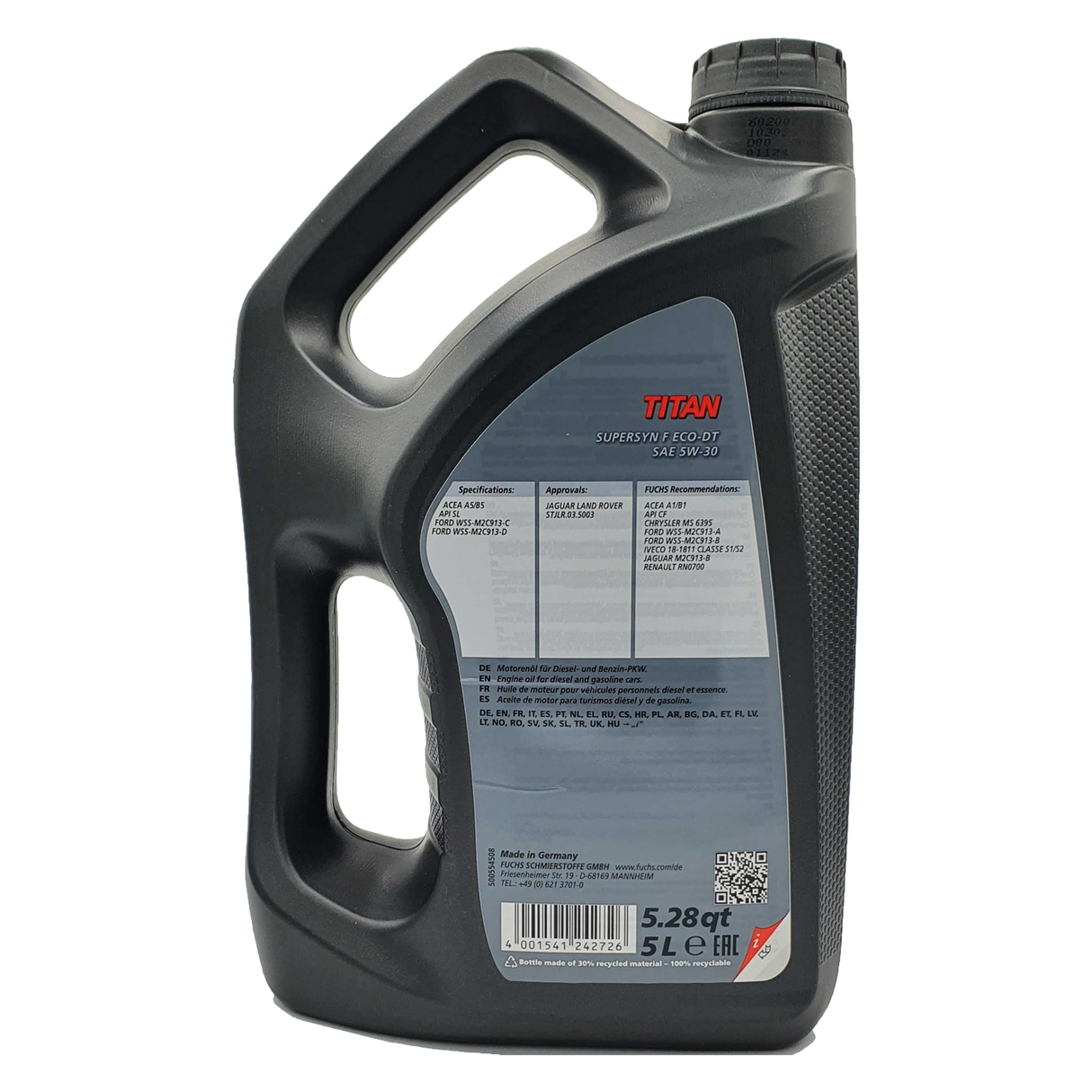 Fuchs Titan Supersyn F ECO-DT 5W-30 5 Liter